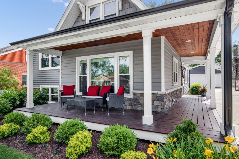 Porch Pillar Repair in Hickory