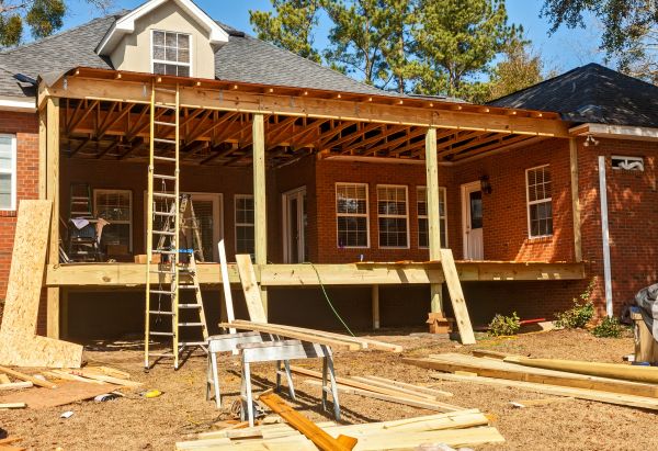 Sagging Deck Repair in Hickory
