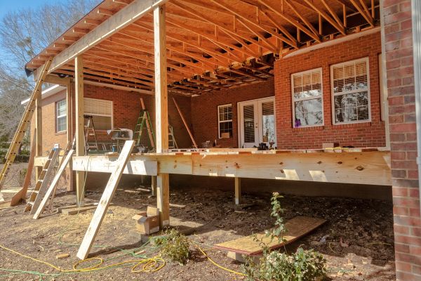 Porch Columns Installation in Hickory