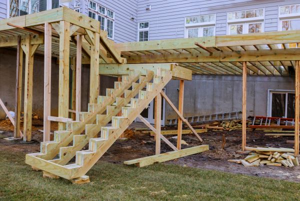 Deck Post Replacement in Hickory