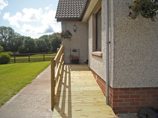 Cost of Hardwood Ramp Installation in Hickory