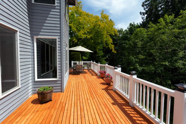 Cost of Cedar Deck Construction in Hickory