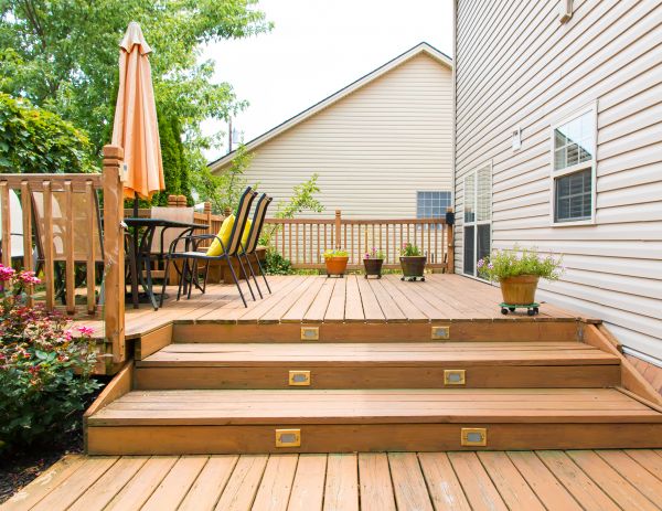 Cost of Wooden Patio Installation in Hickory
