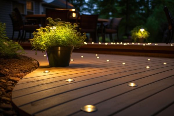 Ground Level Deck Construction in Hickory
