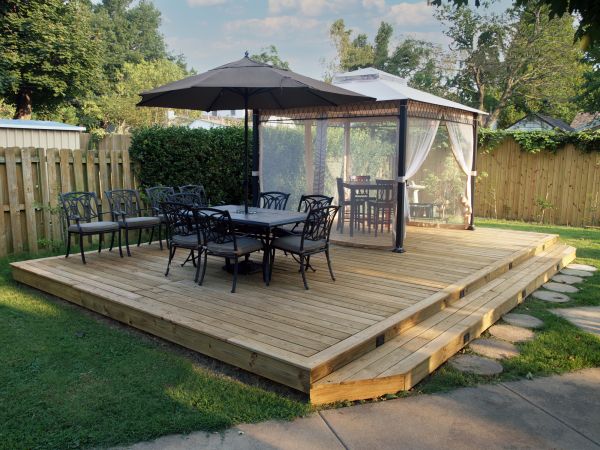 Platform Deck Construction in Hickory